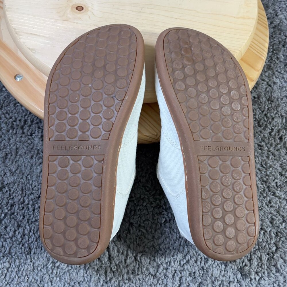 Women's Cream Athletic Shoes - Picture 8 of 8